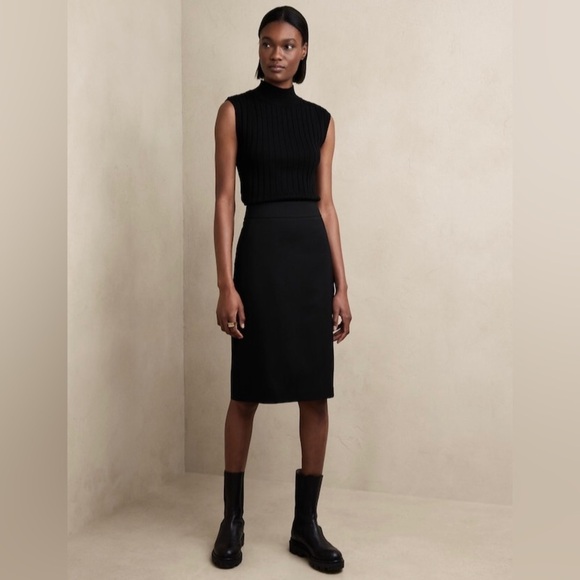 NWT! Banana Republic Black Siena Wool Pencil Skirt - Multiple Sizes 🧡 - Picture 1 of 10